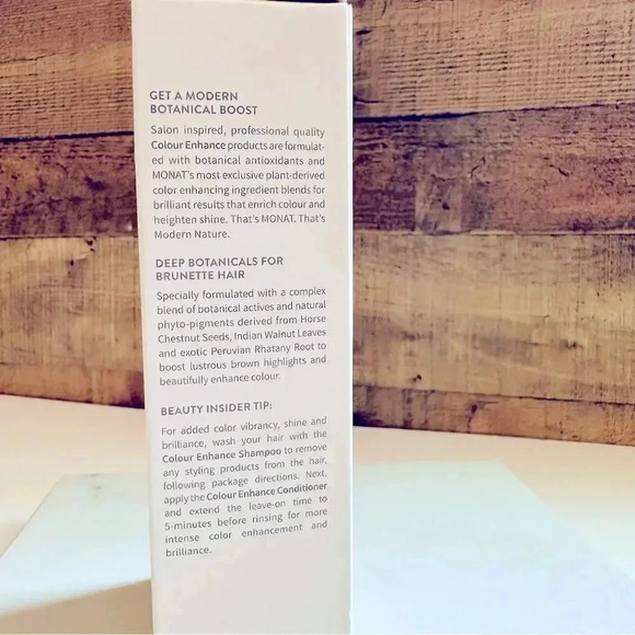 NIB Sealed Monat Colour Enhance Brunette Shampoo & Conditioner Set - Picture 3 of 6